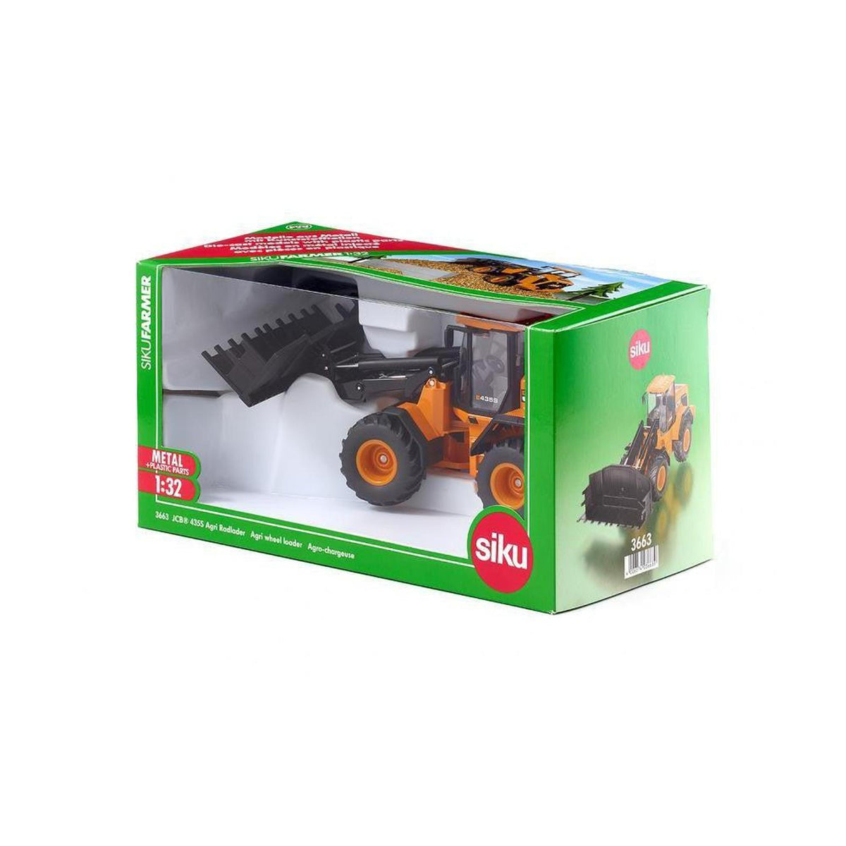 Siku 3663 JCB 435S Agri Wheel Loader 1:32