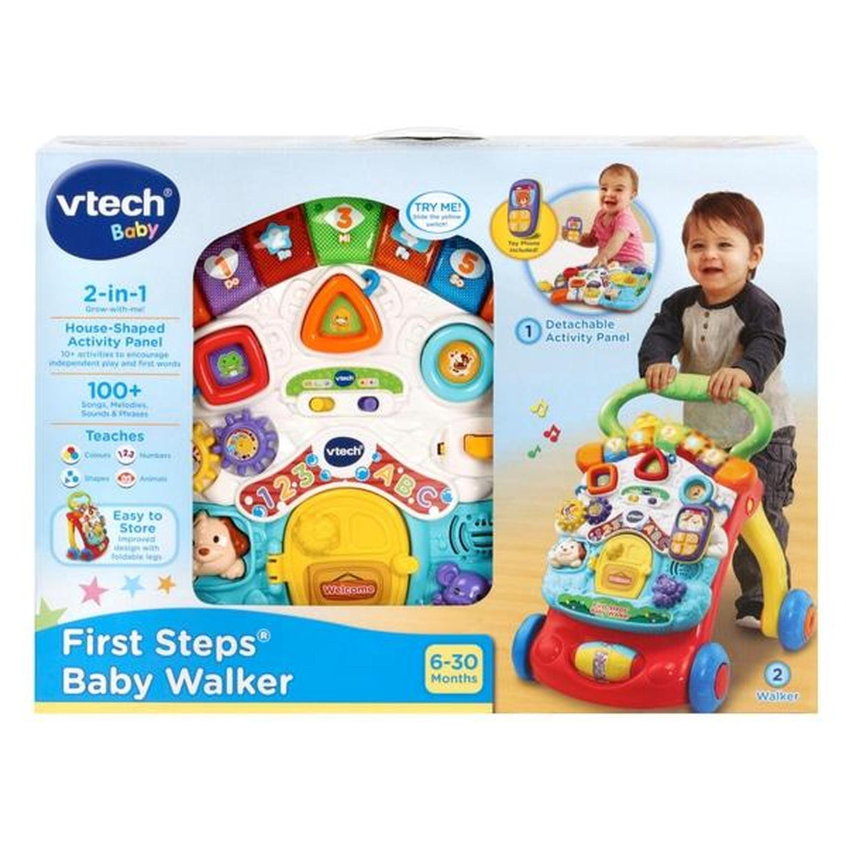 VTech First Steps Baby Walker - Multicolour