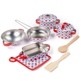 Bigjigs Spotted Kitchenware set - McGreevy's Toys Direct