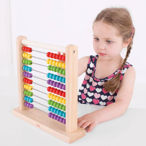 Bigjigs Wooden Abacus - McGreevy's Toys Direct
