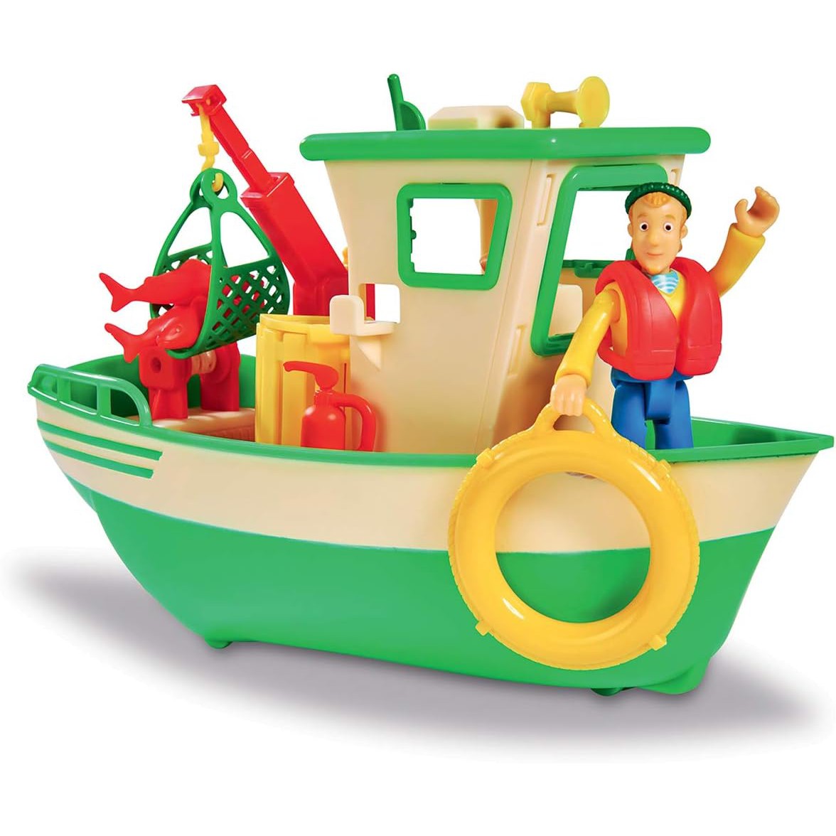 Fireman Sam Charlie's Fishing Boat – McGreevy's Toys Direct