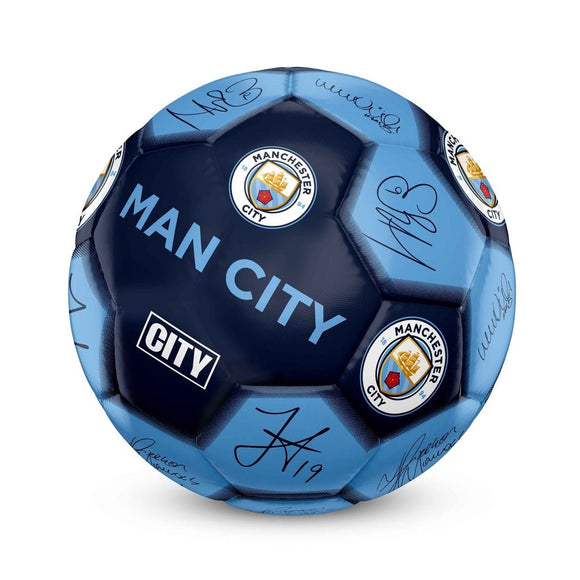 Man City 26 Panel Signature Football Size 5 - McGreevy's Toys Direct