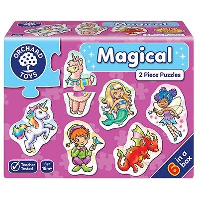 Orchard Toys Magical 2-piece Jigsaw Puzzles - McGreevy's Toys Direct