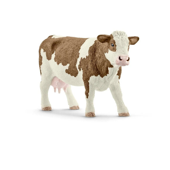 Schleich 13801 Simmental Cow - McGreevy's Toys Direct