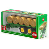 Siku 2891 Trailer with Round Bales 1:32 Scale - McGreevy's Toys Direct