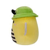 Squishmallows Sunny - Yellow Honey Bee with Green Bucket Hat 7.5" - McGreevy's Toys Direct