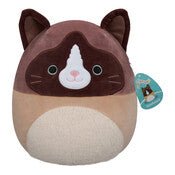 Squishmallows Woodward - Brown and Tan Snowshoe Cat 12
