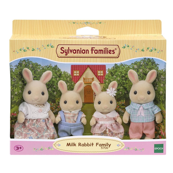 Sylvanian Families Milk Rabbit Family - McGreevy's Toys Direct