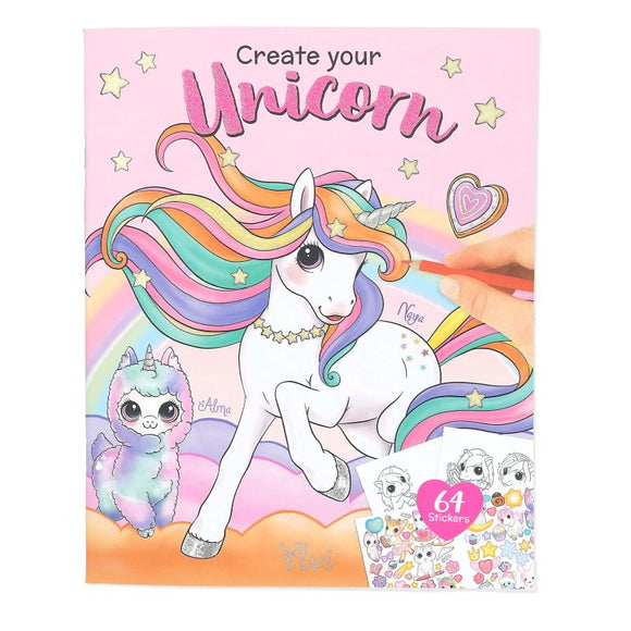 Ylvi Create Your Unicorn Colouring Book - McGreevy's Toys Direct