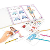 TOPModel Colouring Book with Pen Set