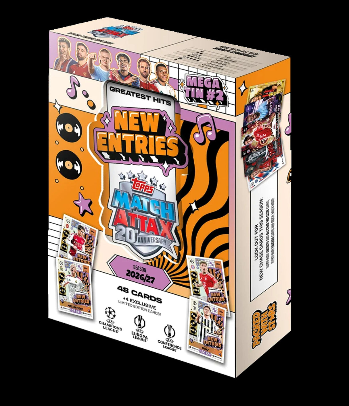 Topps Match Attax 20th Anniversary Trading Cards 2026/2027 Mega Tin Assortment