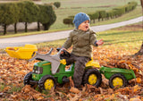 Rolly John Deere Ride-On Tractor with Trailer