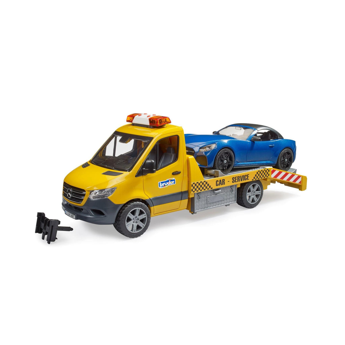 Bruder 2675 MB Sprinter Car Transporter with Roadster, Light & Sound