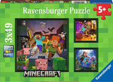 Minecraft 3x49-piece Puzzles