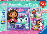 Gabby's Dollhouse 3x49-piece Puzzles