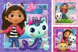 Gabby's Dollhouse 3x49-piece Puzzles