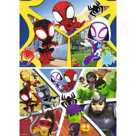 Spidey and his Amazing Friends: 2 x 24-piece Puzzles