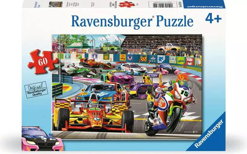 Racetrack Rally 60-piece Puzzle