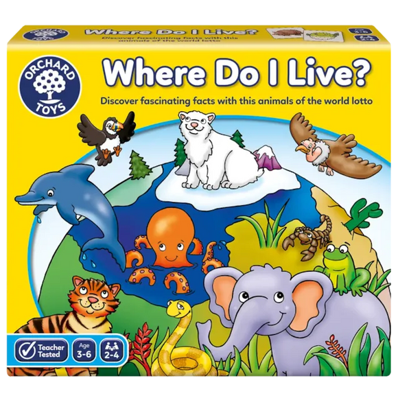 Orchard Toys Where Do I Live? Game