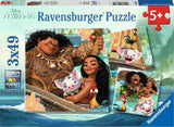 Disney Moana: 3 x 49-piece Puzzles