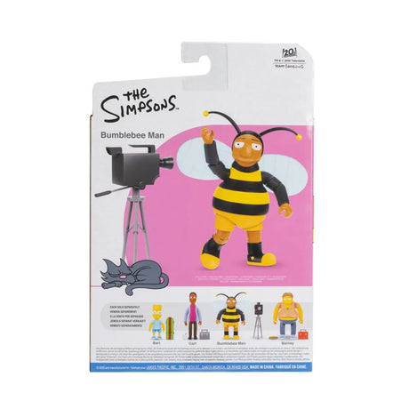 The Simpsons 5-inch Figure: Bumblebee Man with Video Camera