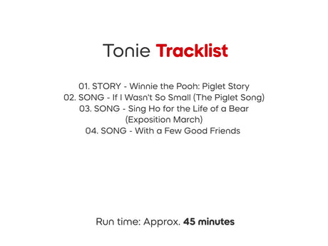 Tonies: Disney Winnie the Pooh - Piglet