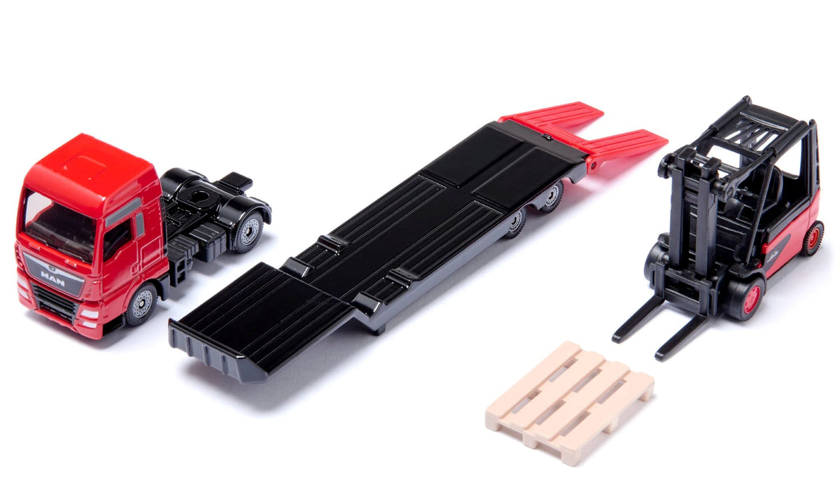Siku MAN truck with Linde forklift 1:87 Scale