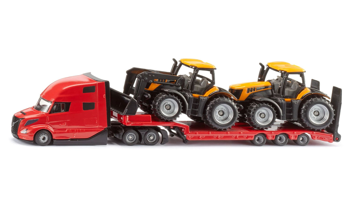Siku Volvo Truck with 2 JCB Tractors 1:87 Scale