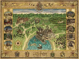 Harry Potter: Hogwarts Map 1500-piece Puzzle