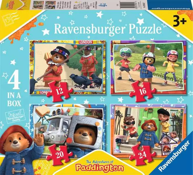 The Adventures of Paddington Bear 4-in-a-Box Puzzles