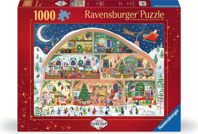 Santa's Workshop 1000-piece Puzzle