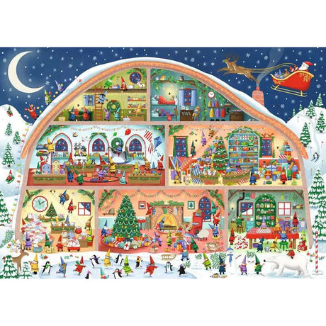 Santa's Workshop 1000-piece Puzzle