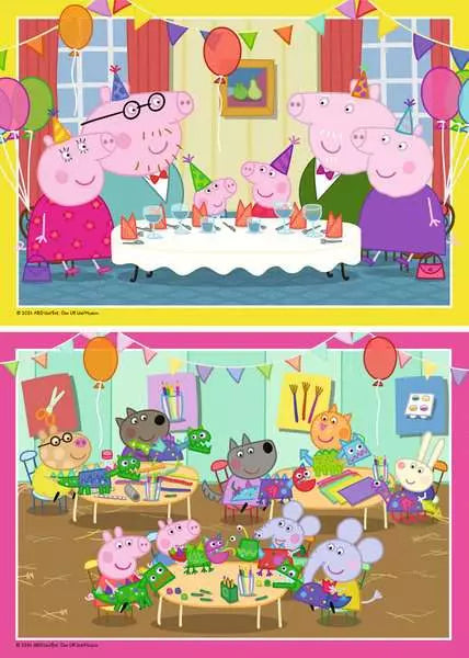 Peppa Pig 2x12-piece Puzzles