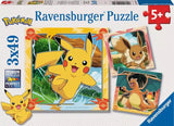 Pokemon: 3 x 49-piece Puzzles