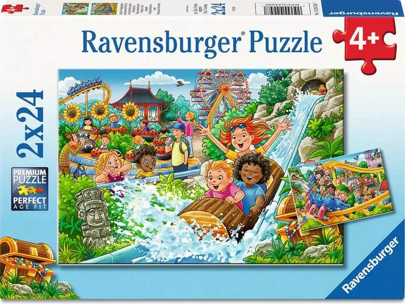 Amusement Park 2x24-piece Puzzles