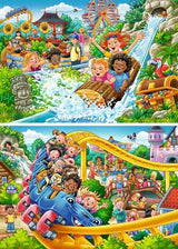 Amusement Park 2x24-piece Puzzles