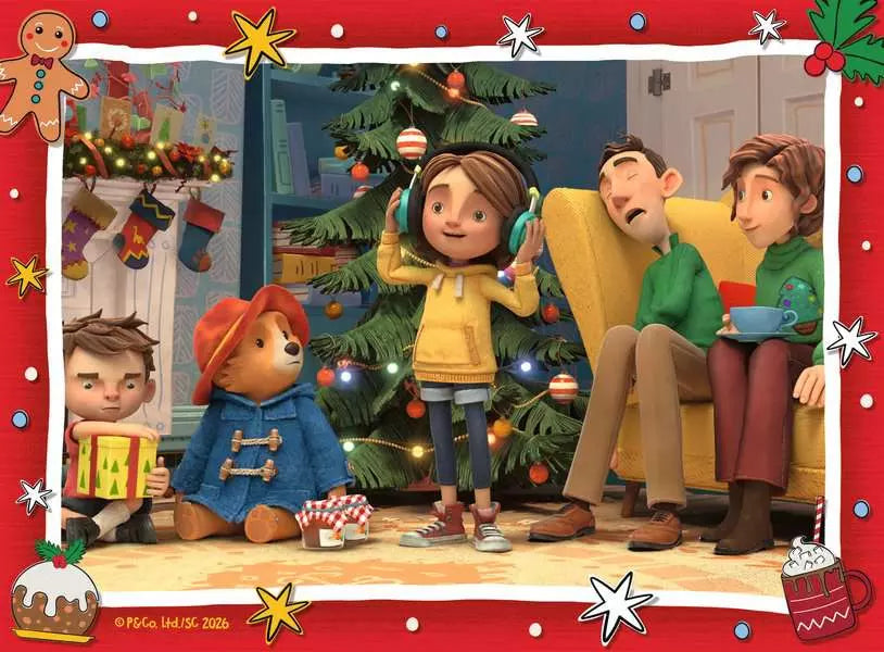 Paddington Bear Christmas 4-in-a-Box Puzzles
