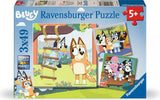 Bluey 3x49-piece Puzzles