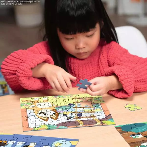 Bluey 3x49-piece Puzzles