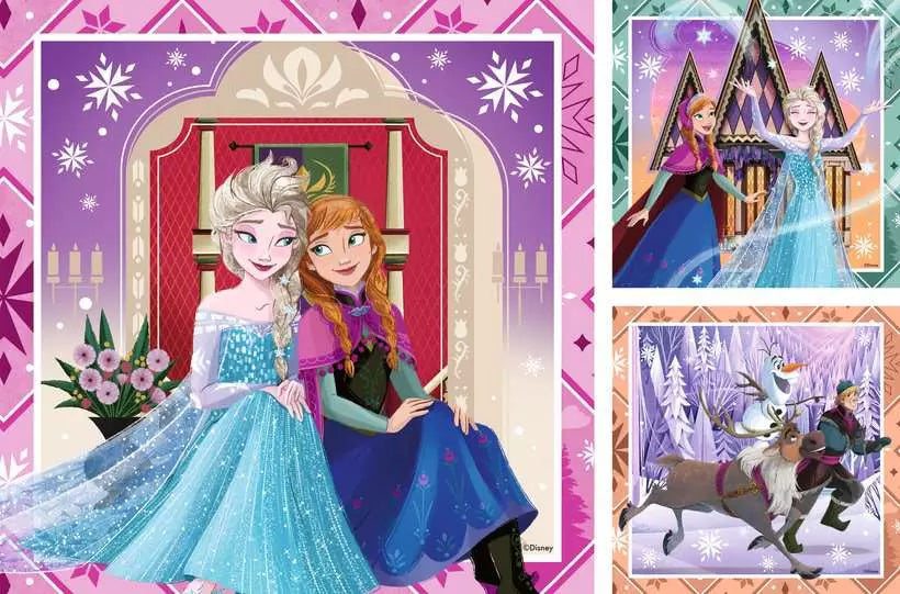 Disney Frozen: 3 x 49-piece Puzzles