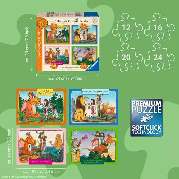 Zog and the Flying Doctors 4-in-a-Box Puzzles