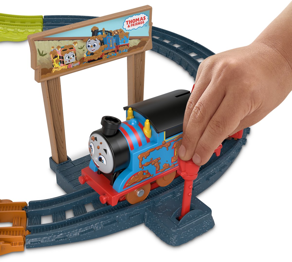 Fisher Price Thomas and Friends Motorised Train Set - Thomas' Muddy Adventure