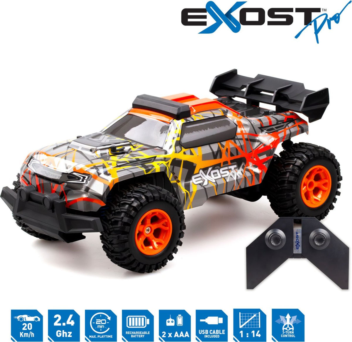 Exost Pro Turbo Truggy Remote Control