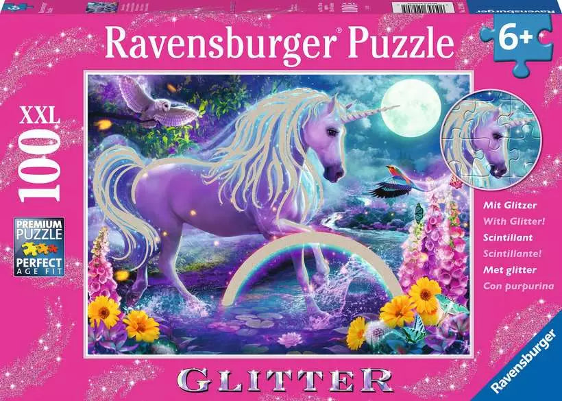 Glitter Unicorn 100-piece Puzzle