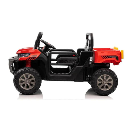 12V AgriBuddy Electric Ride-On Jeep & Tipper - Red