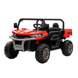 12V AgriBuddy Electric Ride-On Jeep & Tipper - Red
