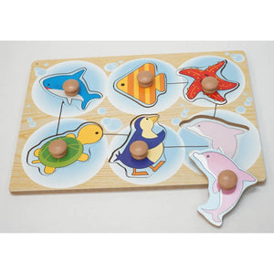 Easy Grab Wooden Puzzle - Under the Sea