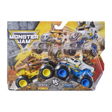 Monster Jam 2-Pack Diecast Monster Trucks: Horse Power vs Tempest Steed