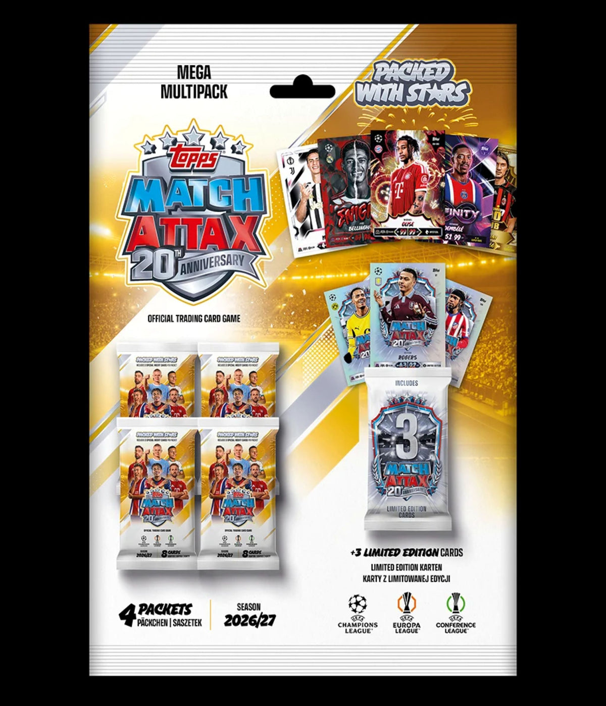 Topps Match Attax UCC 2026/27 - Mega Multipack