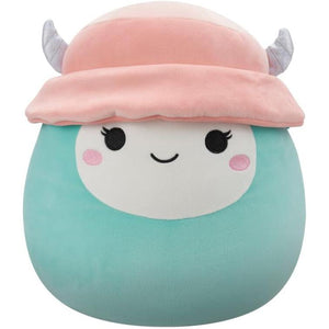 Squishmallows Yollie the Yeti with Bucket Hat 12"